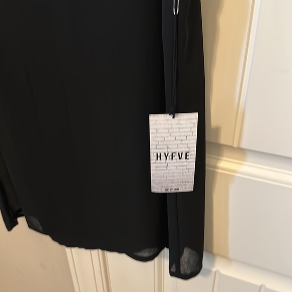 Gorgeous Sheer & Faux LeatherTop - Picture 5 of 5